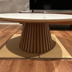 新品セラミックローテーブル90cmの画像