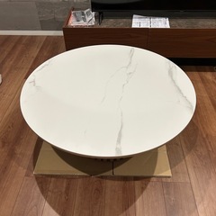 新品セラミックローテーブル90cmの画像