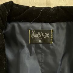 紺色のはんてん　メンズサイズ：ＬＬの画像