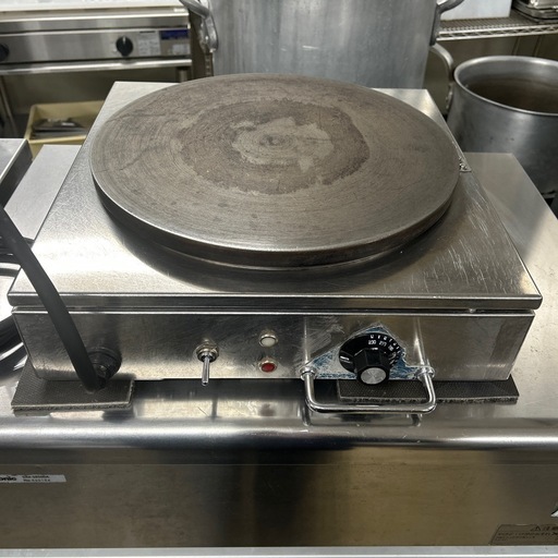 6958①電気クレープ焼き器 CM-360 1400W CM-360 ニチワ クレープ焼器