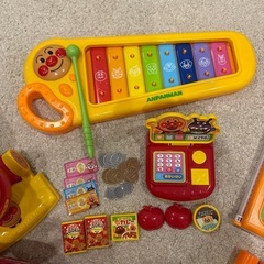 アンパンマン知育玩具おもちゃ+絵本7点セットの画像