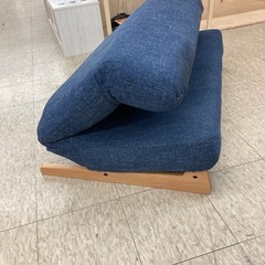 【ジモティー割引で最大15％OFF⭐️】MPW-BOOM リクライニングソファー ハイバック ブルー の画像