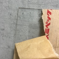 スミペックス　アクリルシート 透明 2mm厚　47cm×84cm ほどの画像