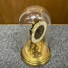 ✨【HERMLE（ヘルムレ） ガラスドーム型置き時計】✨の画像