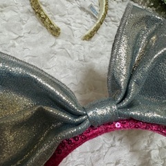 ディズニー　スパンコール　カチューシャ　ミニー　5点セットの画像