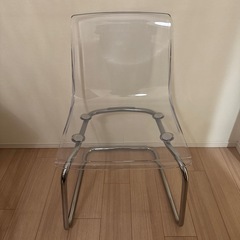 【お譲りします】IKEA アクリルチェアの画像