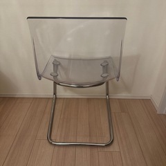 【お譲りします】IKEA アクリルチェアの画像