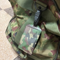 大型迷彩バックの画像