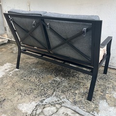 ガーデンファニチャー 🌿ガーデン チェアー 家具 アウトドア クッション付き カフェ ベランダ テラス ソファ ガーデニン🍉プロフ必読   の画像