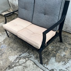 ガーデンファニチャー 🌿ガーデン チェアー 家具 アウトドア クッション付き カフェ ベランダ テラス ソファ ガーデニン🍉プロフ必読   の画像