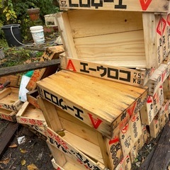 サンマ用木箱の画像