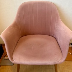 ソファ ブロム 1人掛け ピンクの画像