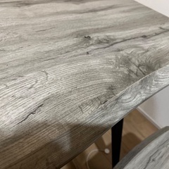 ダイニングテーブル　チェア2脚付きの画像