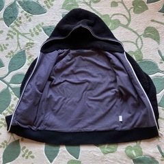 ★パーカー★★フリースジャンパー★メンズ ブラック＞ Mの画像