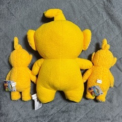 テレタビーズ ラーラ 黄色 ぬいぐるみ まとめ 3点セットの画像