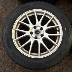 ブリヂストン ブリザックDM-V3 225/60R18冬タイヤ アルミ付4本の画像