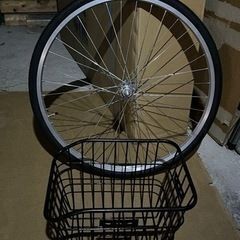 自転車　リアかご　 Sの画像