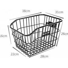 自転車　リアかご　 Sの画像