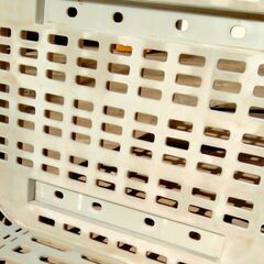 加古川　ソトのマ　後ろカゴ　リヤバスケット　取り付け金具あり　樹脂製　OGK　灰色　美品　中古　の画像