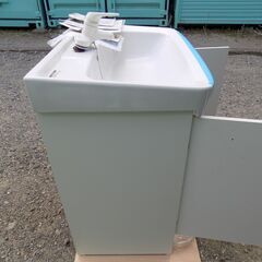 【未使用保管品】LIXIL リクシル　陶器ボウル洗面台　巾７５ｃｍ　シングルレバー混合水栓付　排水管付属　ミラーキャビネットなし　傷・変色少々あり　陶器製の為、重さがあります　洗面化粧台の画像