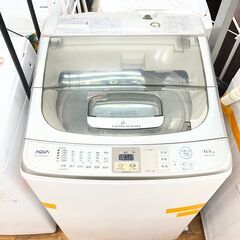 【リサイクルショップどりーむ鹿大前店】No.3368 洗濯機 AQUA/アクア AQW-TW1000D(WX) 2016年製 洗10㎏/乾5㎏の画像