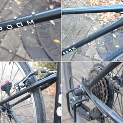 ≪S092ジ限≫ ROOM/ルーム 自転車 クロスバイク 6段変速/SHIMANO/シマノ6速 黒系 スポーツ/サイクリング 現状品の画像