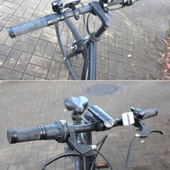 ≪S092ジ限≫ ROOM/ルーム 自転車 クロスバイク 6段変速/SHIMANO/シマノ6速 黒系 スポーツ/サイクリング 現状品の画像