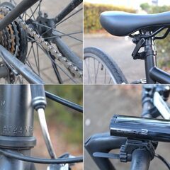 ≪S092ジ限≫ ROOM/ルーム 自転車 クロスバイク 6段変速/SHIMANO/シマノ6速 黒系 スポーツ/サイクリング 現状品の画像