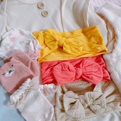ベビー服 ヘアーバンド ベビー小物の画像
