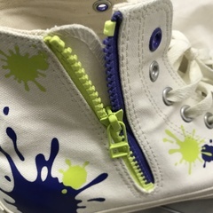 ⭐︎ドリーム2号館⭐︎ ジモティー割引 CONVERSE ALL STAR Z HI Splatoon3 ハイカットスニーカー/白/29cm ※チャックダメージありの画像