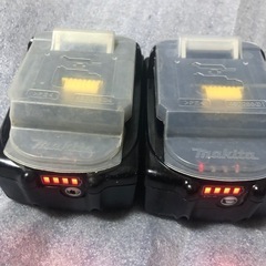④マキタ18v、純正バッテリーBL1860B、中古美品、２個の画像