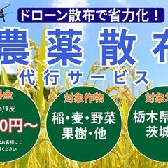【栃木県・茨城県】★無料デモ受付中★農薬散布・肥料散布・除…