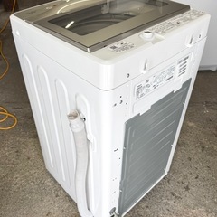 札幌市内配送可 19年製 AQUA アクア 5kg 全自動洗濯機 AQW-GS50G 動作良好の画像
