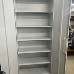 リサイクルショップどりーむ荒田店　No5520 オフィス用キャビネット　事務棚　書庫　ロッカー　鍵付き　大型♪　棚板調節可能♪の画像