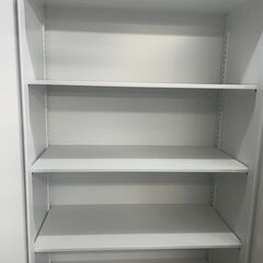 リサイクルショップどりーむ荒田店　No5520 オフィス用キャビネット　事務棚　書庫　ロッカー　鍵付き　大型♪　棚板調節可能♪の画像