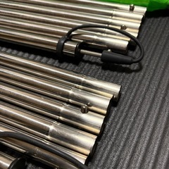 全長約230cm 収納袋付き　タープポール テントポール ステンレス サンライク SANLIK   の画像