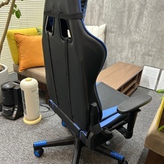 GTRACING ゲーミングチェア (ブラック/ブルー)の画像