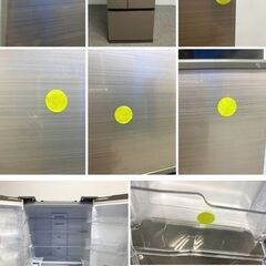 2022年製 シャープ 6ドア冷蔵庫 502L 自動製氷 大容量冷凍室 170L 新鮮冷凍 プラズマクラスター SJ-X506J 中古家電 店頭引取歓迎 yR10222の画像