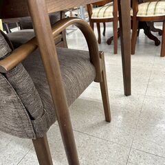 ★リユースのサカイ高崎店★TJ13537 (株)ニトリ 3人掛けダイニングセット 茶 H70×D79.5×W134 クリーニング済みの画像