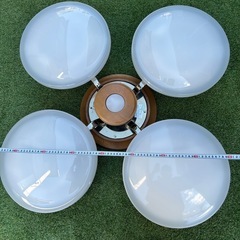 National ナショナル　シーリングライト　4灯　一部割れあり　の画像
