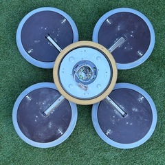 National ナショナル　シーリングライト　4灯　一部割れあり　の画像