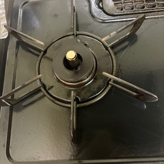 ガスコンロ プロパンガス LPガス クリスタルコート 幅56cm 右強火力 2口 据置 リンナイ Rinnai 水無し片面焼き ブラック の画像