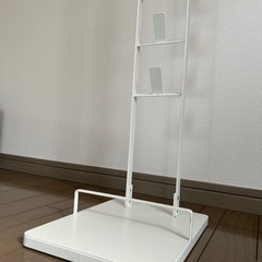 山崎実業(Yamazaki) コードレスクリーナースタンド ホワイト 約W22XD29XH127cm プレート SV18 V15 V12 V10 V8 V7 V6 シリーズ対応の画像