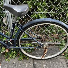 【リサイクルショップどりーむ鹿大前店】No.568 エコチャリNo.22645R ブルー 27インチ ギア無し ベル〇 ライト無しの画像