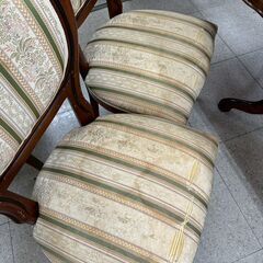 ★リユースのサカイ高崎店★TJ13539  4人掛けダイニングセット 茶 H72.5×D90×W145.5 クリーニング済みの画像