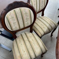 ★リユースのサカイ高崎店★TJ13539  4人掛けダイニングセット 茶 H72.5×D90×W145.5 クリーニング済みの画像