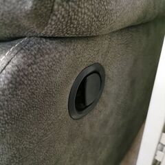 ASHLY / アシュレイ 2人掛けソファ リクライニングソファ 手動 グレー【ユーズドユーズ名古屋天白店】JO12-4の画像