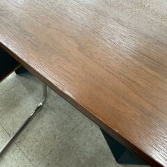 ★リユースのサカイ高崎店★TJ13540 (株)ティ・アイ・アイ 4人掛けダイニングセット 茶黒 H70.5×D90.5×W200 クリーニング済みの画像