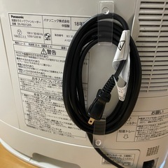 Panasonic ナノイー　加湿セラミックファンヒーターの画像