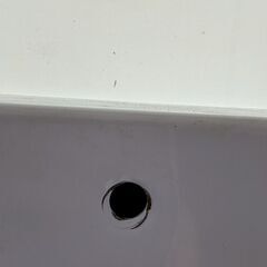 ★リユースのサカイ高崎店★TJ13542  ガラステーブル 白 H72×D75×W75 クリーニング済みの画像